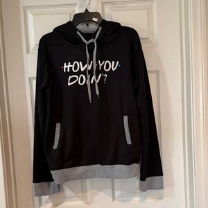 SHEIN Black and Gray Hoodie size medium